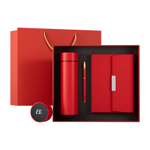 Groothandel Promotie Luxe Geschenken Items Notebook Relatiegeschenk Thermos Beker Aanpasbaar Briefje Boek Geschenkset Met Pen En Fles - Product Image 4