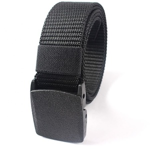 Ceinture en toile de nylon tactique pour homme de haute qualité, écologique, durable, avec boucle et accessoires personnalisables - Product Image 5
