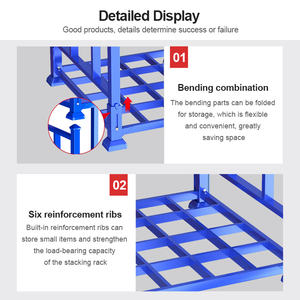 שירות מחסן כבד פלדה מגולוון אחסון פלדה פלדה ערמה מתלה פוסט מזרן/מיסוך - Product Image 3