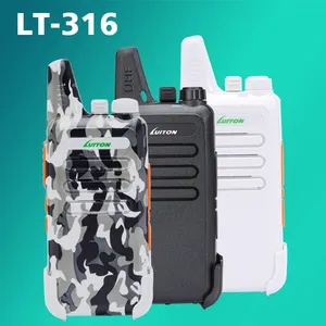 Luiton-Walkie Talkie Ham UHF de 16 canales, radio bidireccional con función de escaneo, 3W, 3 canales