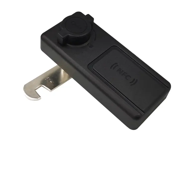Simply Plastic Wood Door NFC Cam Lock Smart Mobile Phone Control NFC Cabinet Lock Waterproof Black ABS Cam Lock