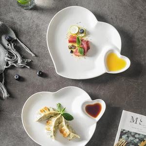 Assiettes en porcelaine pour hôtel, style chinois moderne, à motifs unis, créatives et personnalisées, pour raviolis, <span class=keywords><strong>vinaigre</strong></span>, crevettes et chips de pommes de terre, usage domestique - Product Image 2