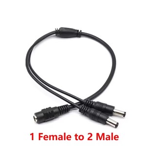 12V DC电源分配器电缆连接器母对公适配器<span class=keywords><strong>2</strong></span>/<span class=keywords><strong>3</strong></span>/4/5/6/8方式5.5 x <span class=keywords><strong>2</strong></span>.1毫米40厘米长 - Product Image 3