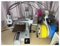 Kit de filament Lithophane CMYK en bambou 1,75 mm PLA Basique 4 couleurs (Cyan Magenta Jaune Blanc) avec reconnaissance intelligente RFID 1kg*4