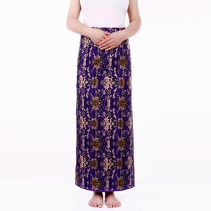 Grosir kustom kualitas tinggi 100% sarung poliester kain sarung batik