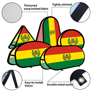 Bolivia Oval Pop up <b>Banner</b> Warp-knitted Fabric for Outdoor Advertising Promotion Outdoor Tent - Product Image 3