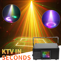 Livraison directe, lumière laser de fête d'animation 4D, équipement de DJ de club DMX, lumières de faisceau disco, projecteur LED pour scène, sol, plafond