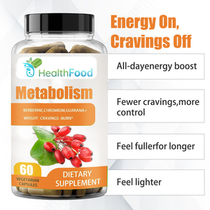 Factory Customization Organic <b>Metabolism</b> Capsules Boost <b>Metabolism</b> Incrtease Energy Herbal Supplement Weight Loss Capsules - Product Image 3