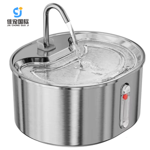 Distributeur d'eau automatique pour chat en acier inoxydable écologique de 3,2 L, design moderne, fontaine à eau pour animaux de compagnie, alimentation par charge - Product Image 1