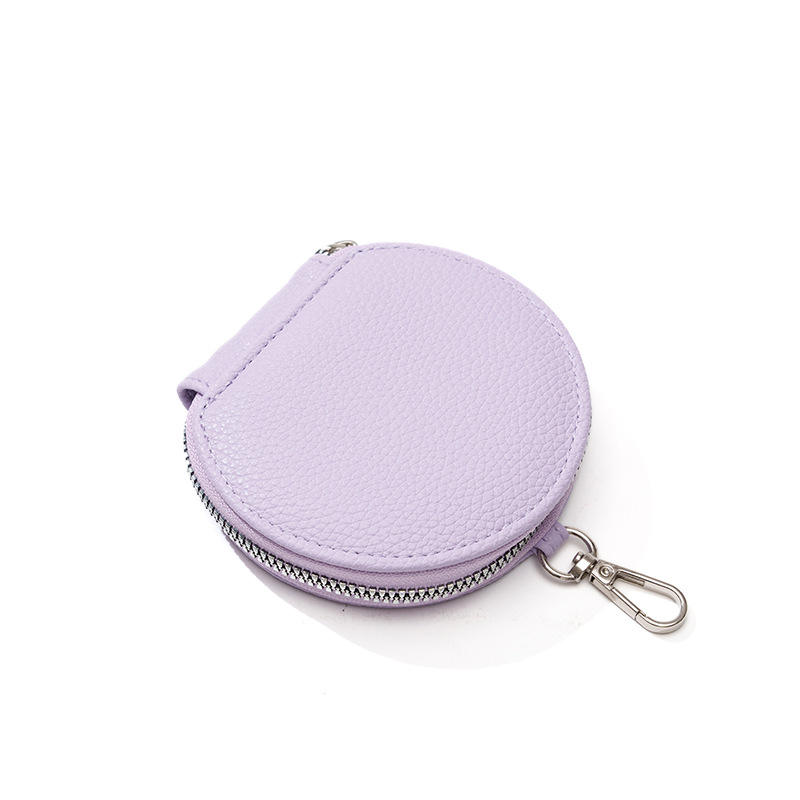 Purple coin purse