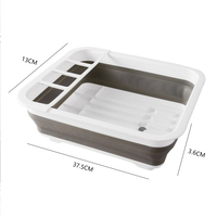 Égouttoir de vaisselle, étagère de séchage Portable, support de rangement de cuisine pliable pour bol de vaisselle, organisateur de vaisselle à domicile