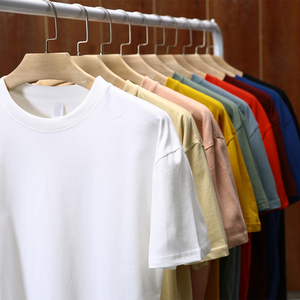 Breathable Classic Heavyweight Wholesale T-shirts Premium Lightweight <b>White</b> Plain <b>Tshirt</b> Soft Crew Neck T Shirt For Men - Product Image 2