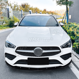 สปอยเลอร์กันชนหน้าสำหรับ Mercedes-Benz CLA-Class C118 X118 AMG 2020-2023 ตัวป้องกันกันชนหน้า ใบมีดแยกส่วนด้านล่าง - Product Image 4