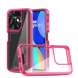 Rõ Ràng Trong Suốt Trường Hợp Điện Thoại Cho Infinix Thông Minh 9 8 Pro Hot 50i 40i Lưu Ý 40x 5G Zero 40 Đầy Màu Sắc Combo 3 Lớp Forros 360 Bìa - Product Image 2