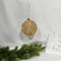 Lampe LED suspendue en forme de boule de coton, luminaire de jardin, alimenté par batterie