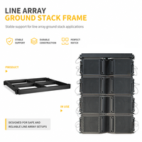 Kit de fixation professionnel pour enceintes Line Array avec structure de grille robuste pour divers systèmes de sonorisation