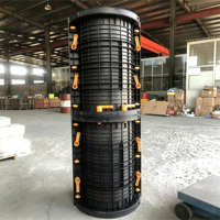 Coffrage en plastique ABS finition miroir, réutilisable et léger, pour escaliers et auvents en construction résidentielle