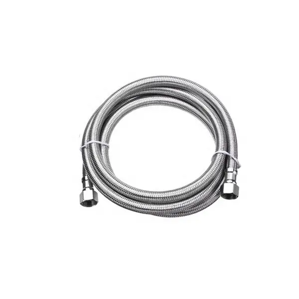 Nzman 12 inch CHẬU VỆ SINH kết nối ống kim loại, linh hoạt SS hose, thép không gỉ bện Hose 3/8 bằng 3/8
