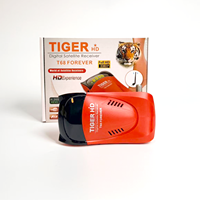 Décodeur TV satellite numérique HD FTA Africa Popular Tiger Red Box Mini DVB S2 pour la réception de chaînes