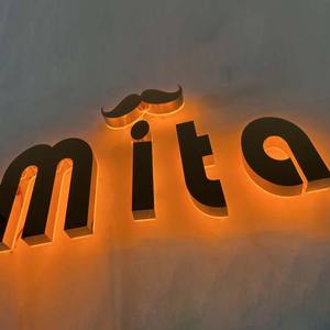 Segnaletica su misura <span class=keywords><strong>Led</strong></span> segno luminoso a <span class=keywords><strong>Led</strong></span> lettera segno del canale retroilluminato lettera per le <span class=keywords><strong>aziende</strong></span> Shopping pubblicità - Product Image 2