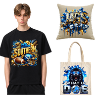 Transferts DTF de haute qualité en gros, motifs personnalisés, impressions DTF très vendues, autocollants de transfert thermique pour t-shirts