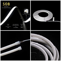Bandes lumineuses LED SOB SMD2835 IP67 3000K/4000K/6000K avec télécommande, dimmables, 24VDC / Wi-Fi, CRI 80, industrielles