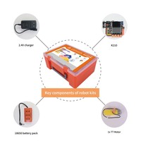 Kit de Robótica Educativa Europea STEM, Kit de Programación de Autos Inteligentes, Kit de Iniciación a la Aprendizaje Automático con Placa Base Elf Aiot K210