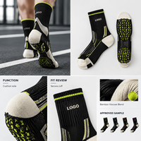 Chaussettes de sport respirantes Trail Cushion Accent Trim Run Fit avec spécifications de soin du bord-côte et construction tricotée, OEM ODM
