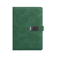 PQ Druckknopf Vintage Notizbuch Minimalistisches Glättungspinsel-Verdickungsmittel Umweltfreundlicher Stoff Flachliegend Vintage