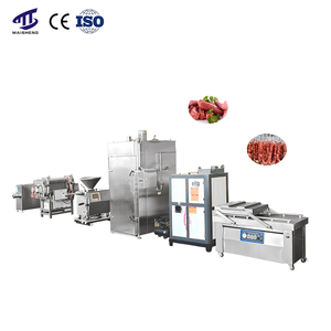 Línea de Procesamiento de Salchichas a Pequeña Escala, Conjunto Completo, Mezcladora Automática, Llenadora, Enlazadora, Embutidora, Producción de Salchichas, Frankfurters y Chorizos - Product Image 2