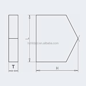 M13 Trapezoidal Flat Buttons ( WC/Co) - Button <b>Bit</b> Inserts for <b>Drilling</b> & Mining - Product Image 3