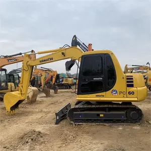 Pelle pelleteuse d'occasion PC60-7 Komatsu à vente directe du fournisseur réel