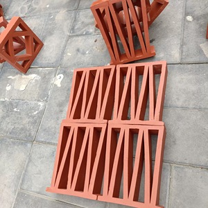 <span class=keywords><strong>Mattoni</strong></span> <span class=keywords><strong>Decorativi</strong></span> in Terracotta a Forma di M, Blocchi Forati per Pareti Divisorie, <span class=keywords><strong>Mattoni</strong></span> Artistici per Giardino e Terrazza - Product Image 6
