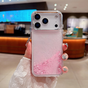 <span class=keywords><strong>Funda</strong></span> para Teléfono Móvil con Marco de Cámara Electrochapado Quicksand, Compatible con iPhone 17 16 Pro Max/15/14/13, Fundas para Mujeres - Product Image 4