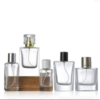 Flacon de parfum personnalisé en gros, 30 ml, 50 ml, 100 ml, flacon de parfum de luxe vide, flacon de parfum en verre avec vaporisateur atomisateur