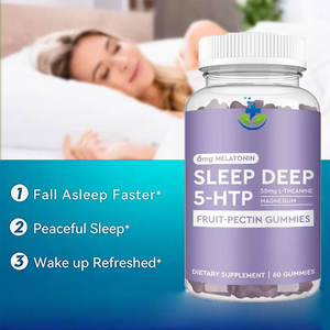 Gomitas de Fibra Dietética, Vitamina B6, Suplemento para Dormir, Magnesio Orgánico, <span class=keywords><strong>Ashwagandha</strong></span>, L-teanina, GABA, Aminoácidos - Product Image 3