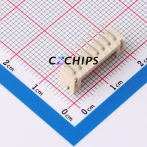 HCZZ0295-8 Wire-to-Board Pin Header Bent Lead Through Hole,P=2mm Connector 1x8P 2mm Right Angle Insert PH - Product Image 2