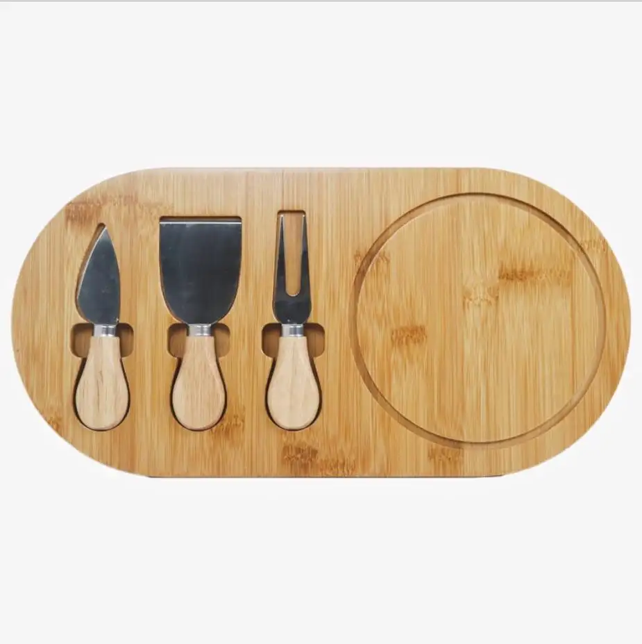 Tabla de cortar de madera de roble de primera calidad, cocina sólida, tabla de cortar de madera de bambú orgánico con ranura para zumo por goteo