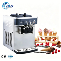 Machine à glace molle professionnelle pour la conservation nocturne, idéale pour les salons de thé et les commerces de glaces