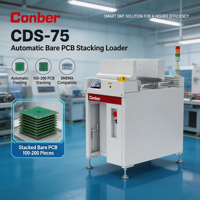 Conber SMT Line Loader PLC Control Motor-Driven PCB Stacker Destacker Magazine Unloader Assembly Machine High-Speed Conveying