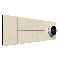 Interruttore Intelligente Tuya con Controllo Vocale, App e Zigbee 2/3/4/5, Standard UK per Casa, Hotel e Garage