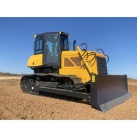 Bulldozer sur chenilles GTY12 120 CV, 2 rouleaux de support, 6 rouleaux de chenilles, pour sites miniers et carrières