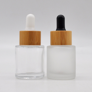 Botella de Vidrio Esmerilado Transparente de 20ml, 30ml, 40ml con Gotero y Tapa de Bambú para Productos de Aromaterapia y Belleza, con Logotipo Personalizado al por Mayor - Product Image 6