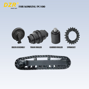 Untuk KOMATSU PC100 suku cadang mesin konstruksi, suku cadang Track Bottom Roller 8E5034 964289 348-1867 untuk komponen Track Bucket <span class=keywords><strong>Crane</strong></span> - Product Image 2