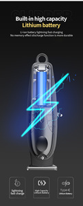 Cortadora de Pelo Profesional Inalámbrica Recargable de Metal con Cuchilla en T de Precisión, para Hombres y Barberos, con Carga Rápida Tipo C - Product Image 2