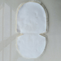 Échantillon de doublure de poussette en peau de mouton véritable ECO-TAN, certifiée Oeko-Tex Safe pour bébé, pour textiles de maison