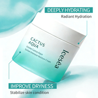 Crème hydratante intensive Cactus Aqua Sorbet, crème hydratante pour le visage, fabricant de cosmétiques pour soins de la peau ODM, marque privée OEM