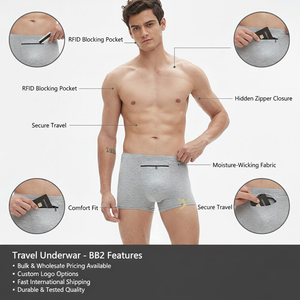 Hygieia Diebstahlsichere Reiseunterwäsche Herren Sichere Boxershorts mit Doppelten Versteckten Taschen Alternative für Weltweites Reisen - Product Image 4