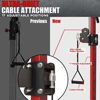 VIGFIT Câble Crossover Machine Home Gym Power Rack Entraîneur Fonctionnel Gym Fitness Équipement Commercial Crossover Station