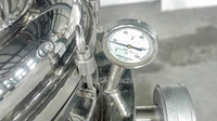 L & B 300l Bouilloire de cuisson à double paroi inclinable chauffage au gaz confiture sirop bonbon marmite industrielle avec mélangeur machine halva